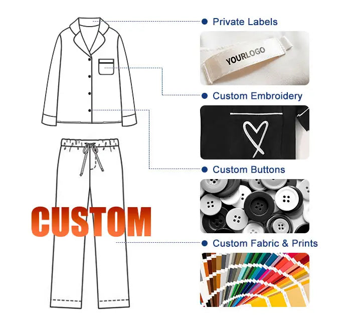 Custom All Kinds Sleepwears For Your Own Brands OEM/ODM Factory