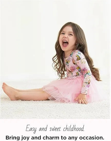 Custom Wholesale Toddler Girl Tulle Dress Bamboo Dress