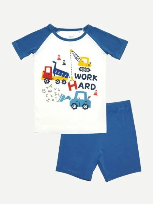 Cotton Bamboo Fibric Short Pj Sets Pajama For Kids Manufacturer