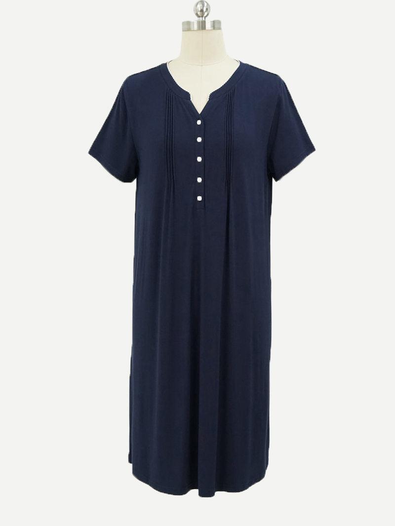 Soft Bamboo Nightgown for Ladies in Bulk-2316240020