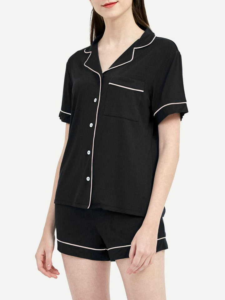 Custom Bamboo Fiber Womens Pyjamas