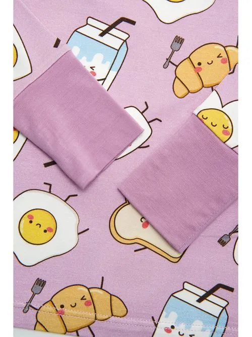 Two Pieces Pjs Pajama Set Bamboo Sleepwear For Kids Wholesale