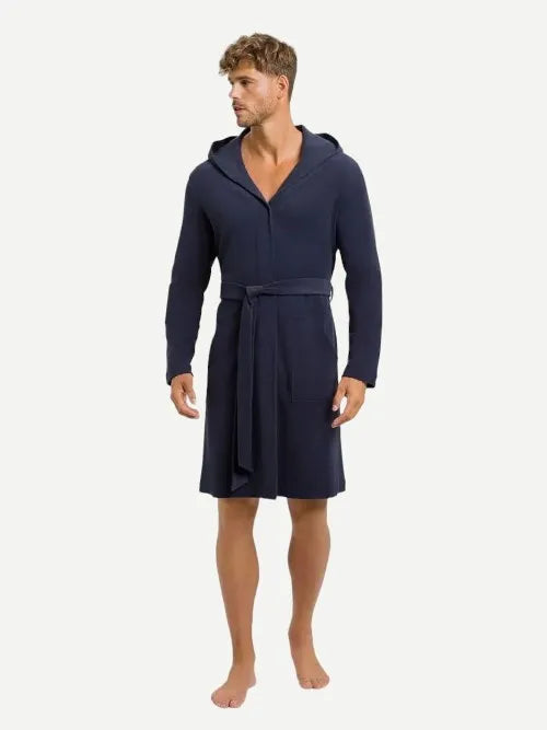 Bamboo Fiber Hooded Men'S Robes Wholesale Manufacturer