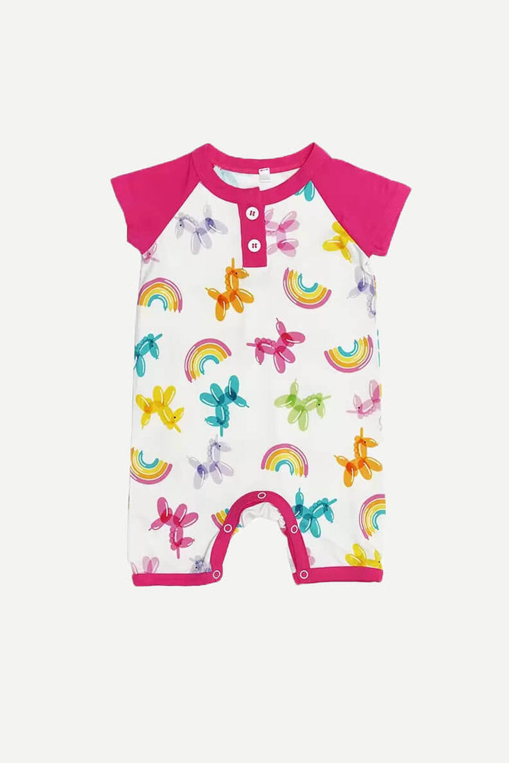 Organic Cotton Baby Onesie Pajamas Baby Clothes Short Sleeve Rompers Supplier