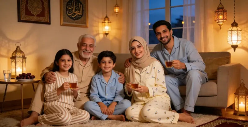 Ramadan sleepwear collection displayed for retail and wholesale buyers