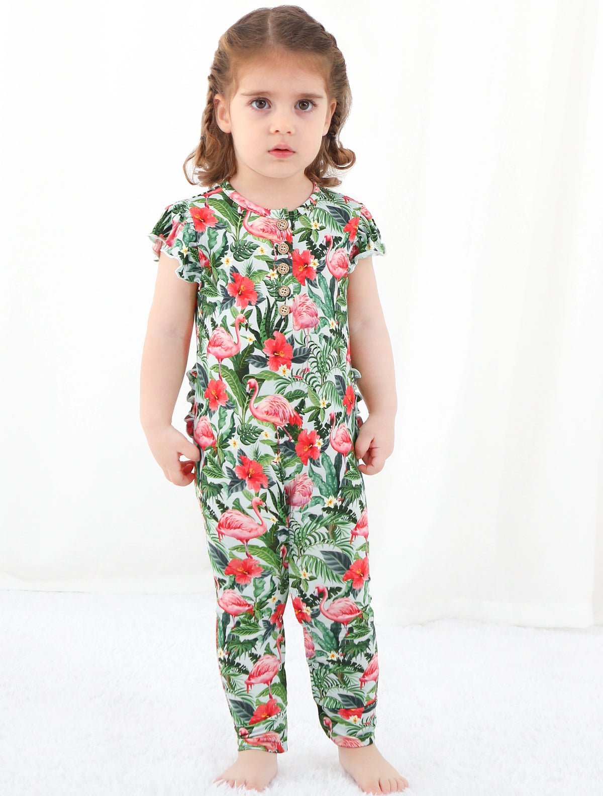 Baby Girl Bamboo  Jumpsuit