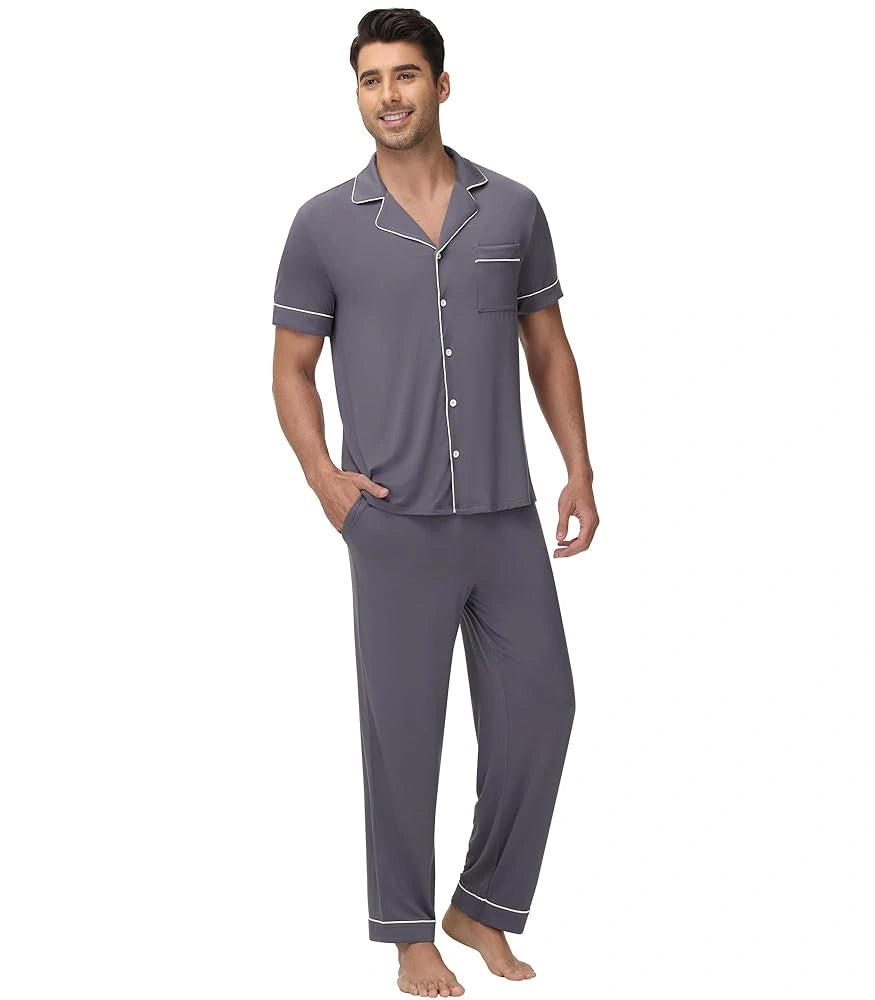 Men Soft Pjs Set-G3912037