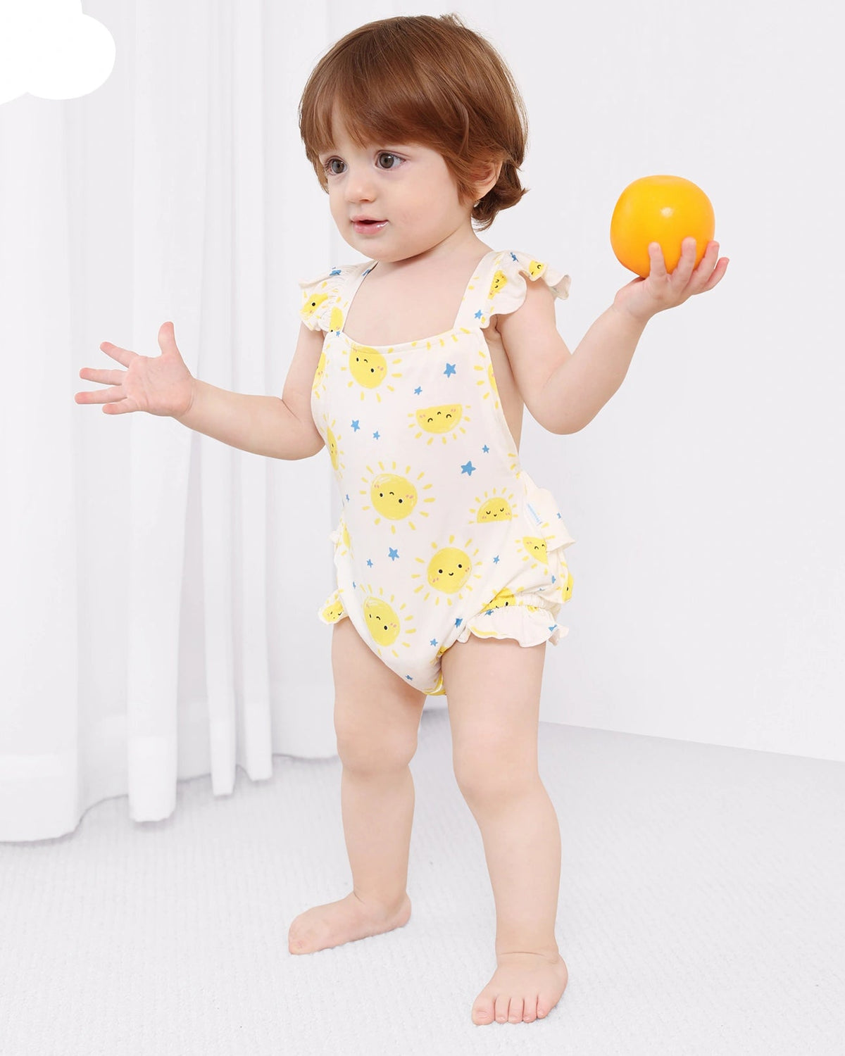 Baby Sleeveless Ruffle Romper