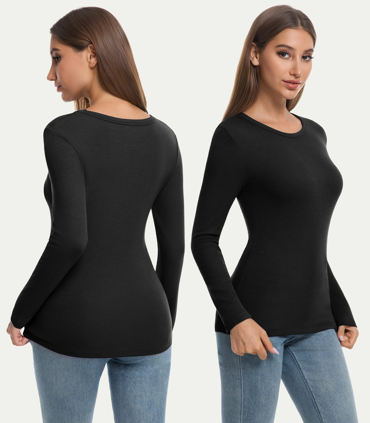 Women's Ribbed Slim Fit T-Shirt
