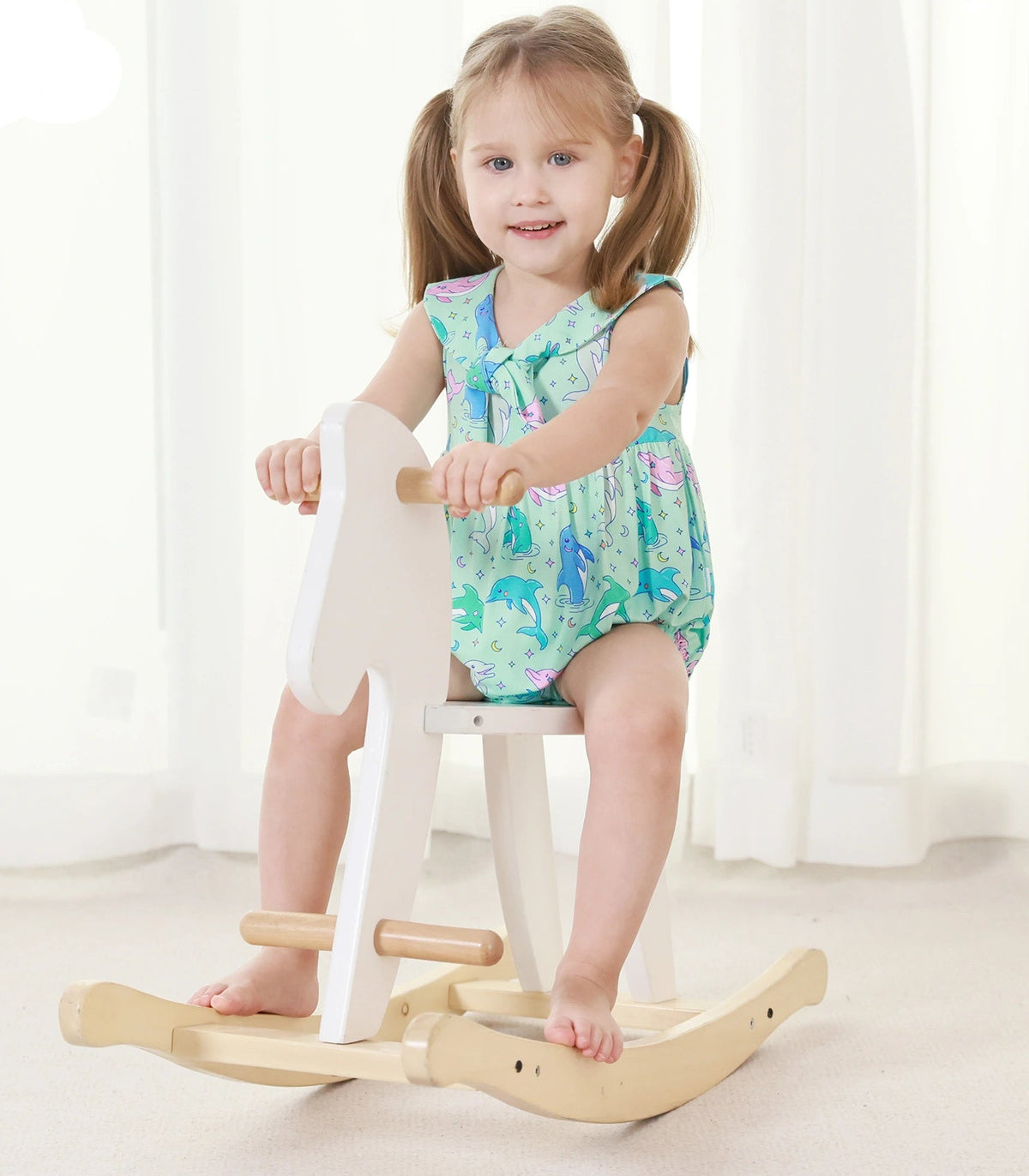 Baby Girls'  Print Romper