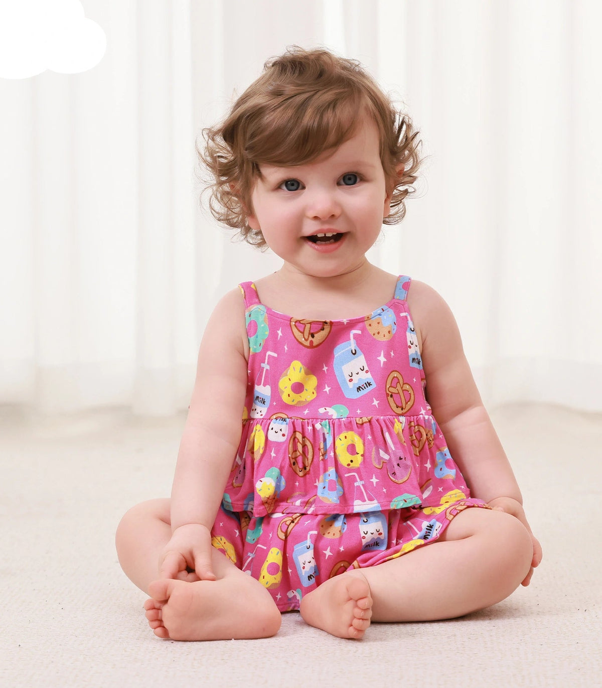 Toddler Girls Tiered Ruffle Dress