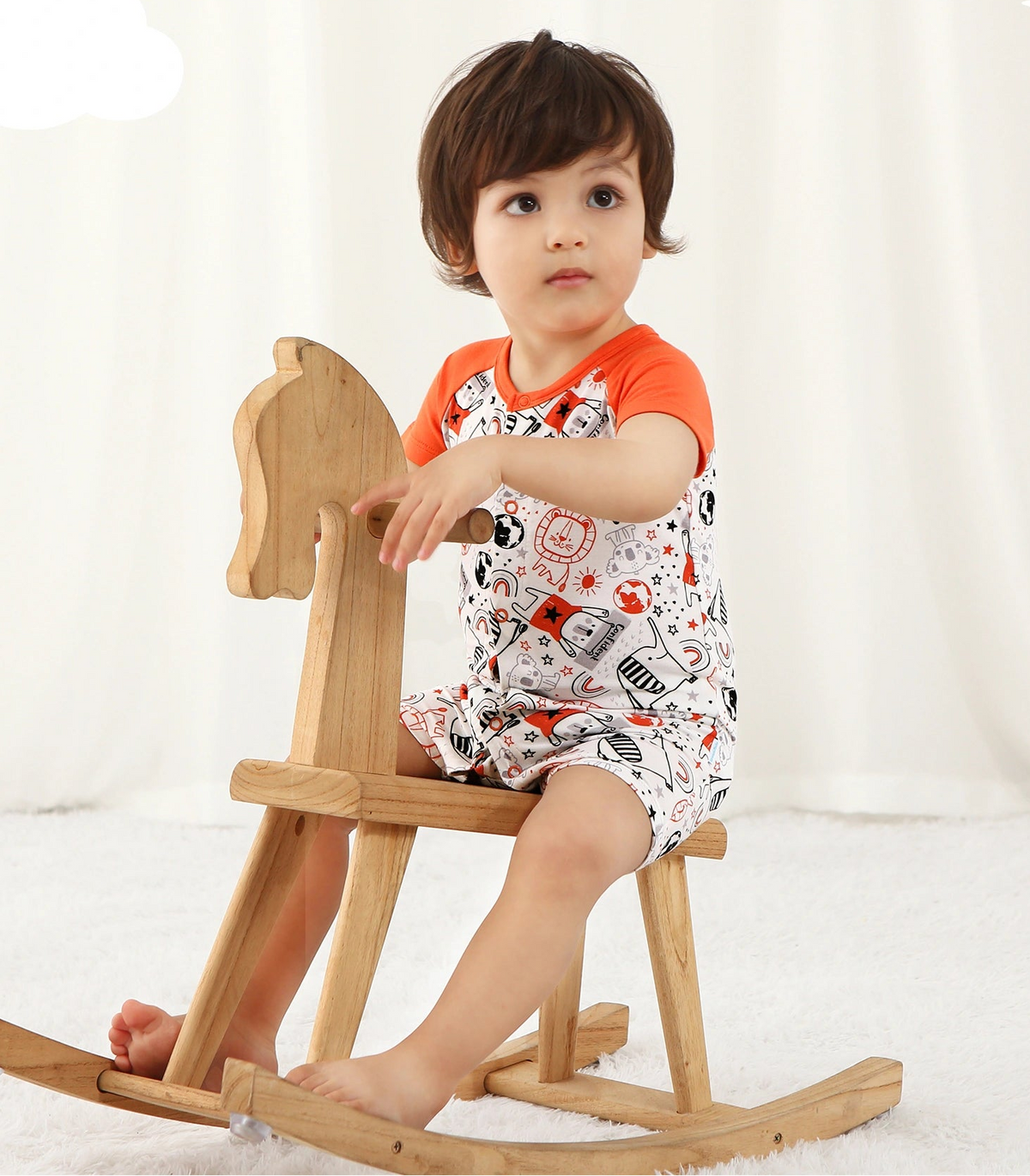 Soft Bamboo Bodysuit for Boy