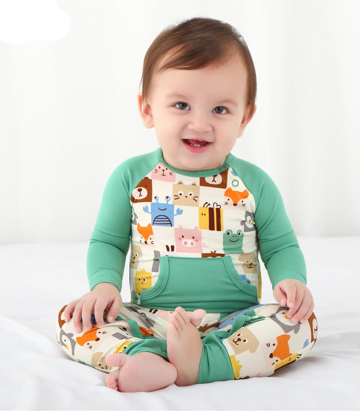 Boy Infant Bamboo Romper