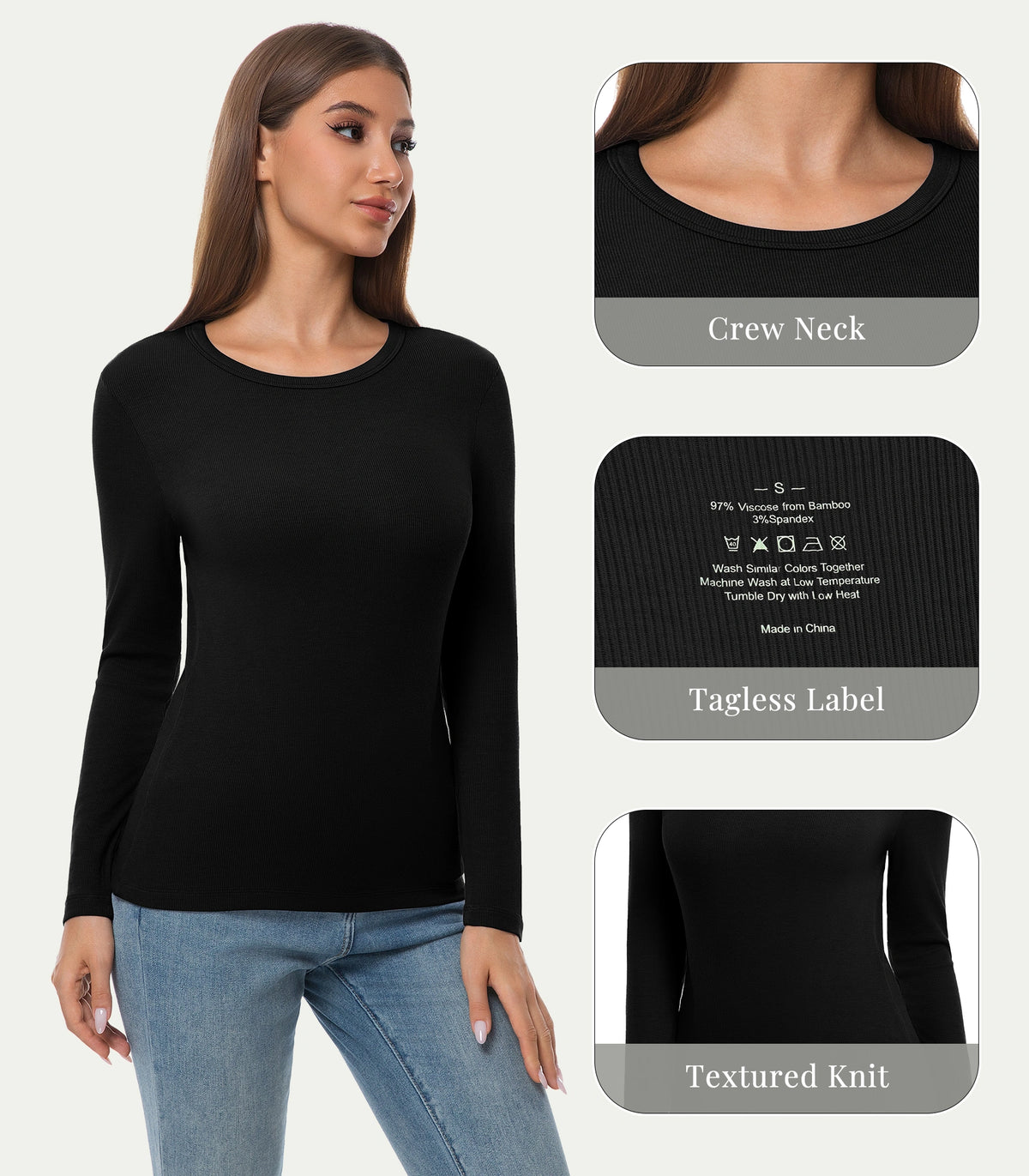 Women's Ribbed Slim Fit T-Shirt