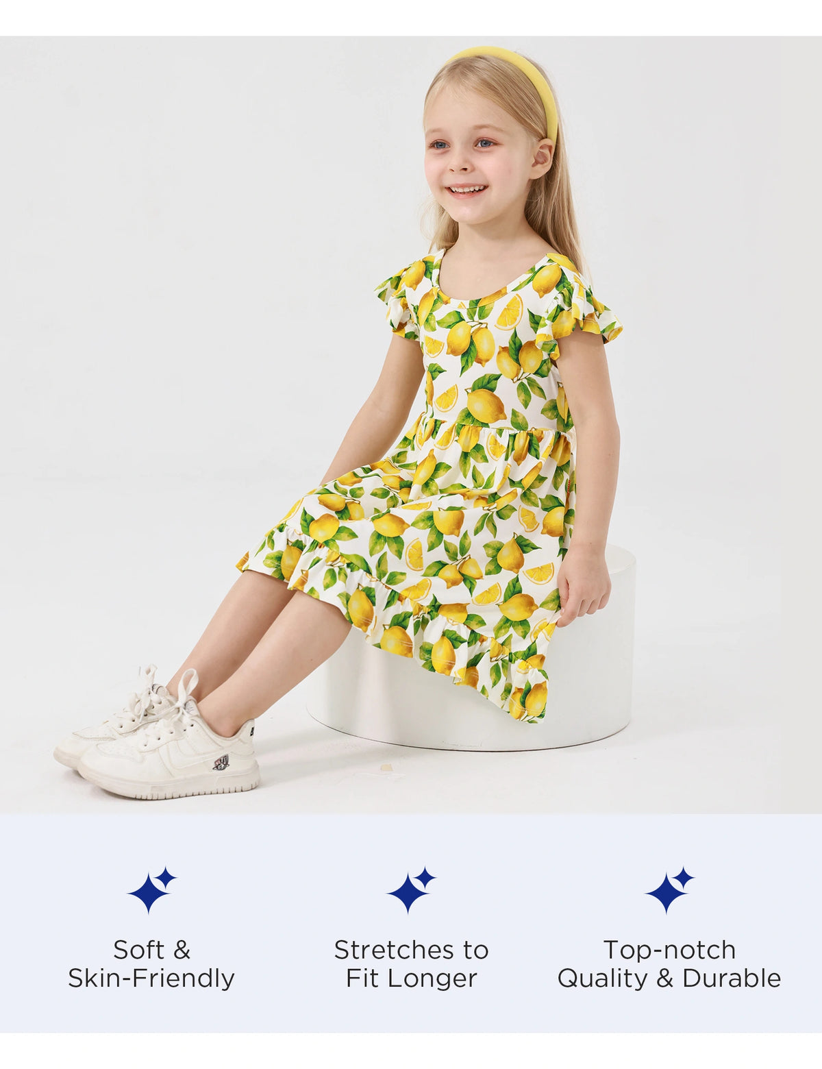 Ruffled Twirl Soft Dress