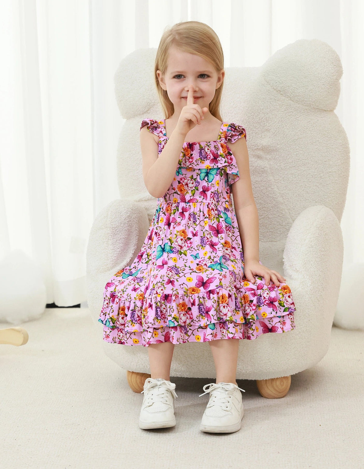 Floral Breathable Dress for Kids