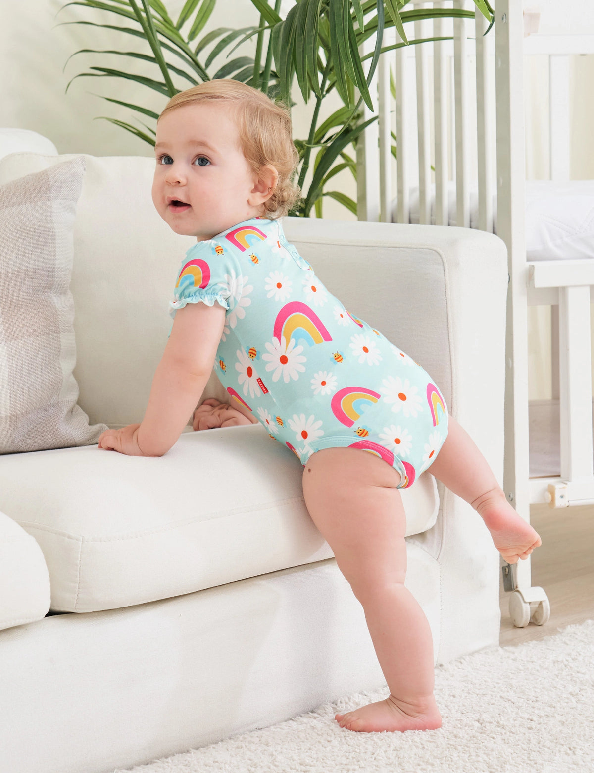 Short Sleeve Bamboo Romper
