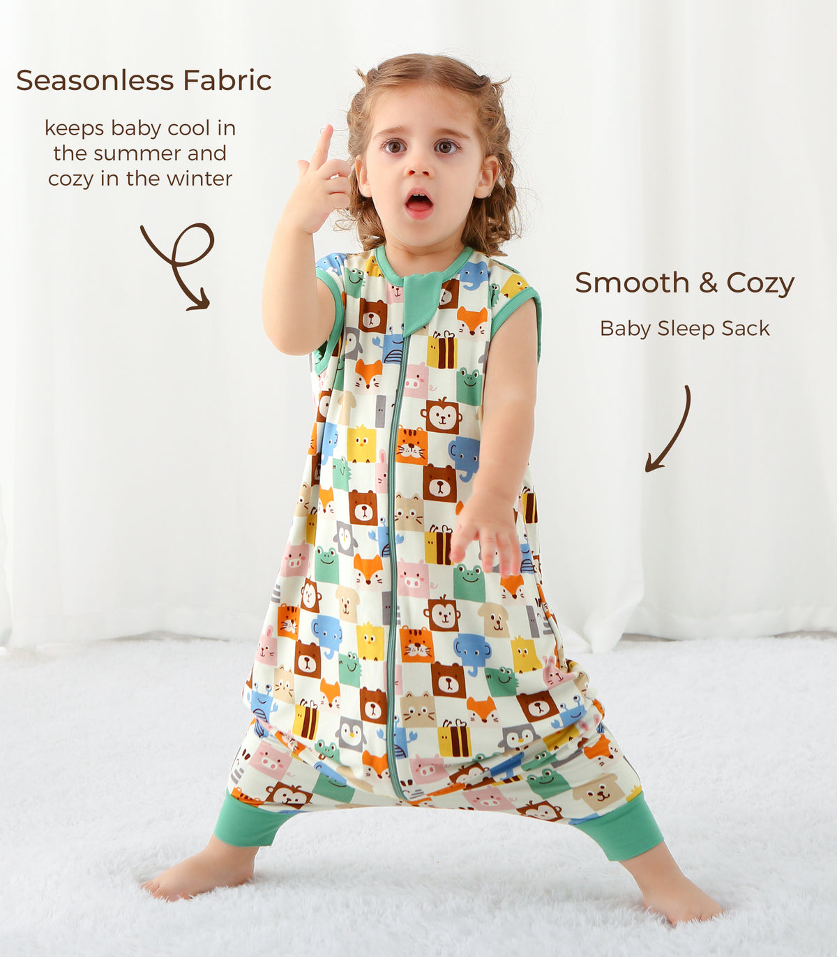 Baby Sleeping Bag Wearable Blanket