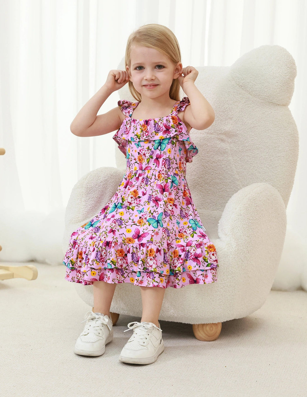 Floral Breathable Dress for Kids