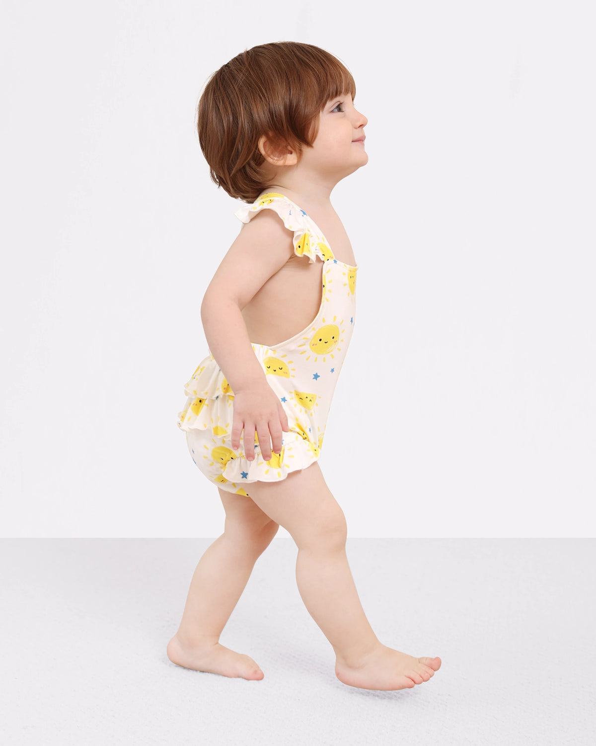 Baby Sleeveless Ruffle Romper