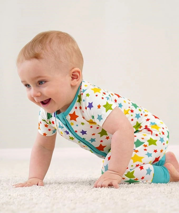 Short Sleeve Boy Romper