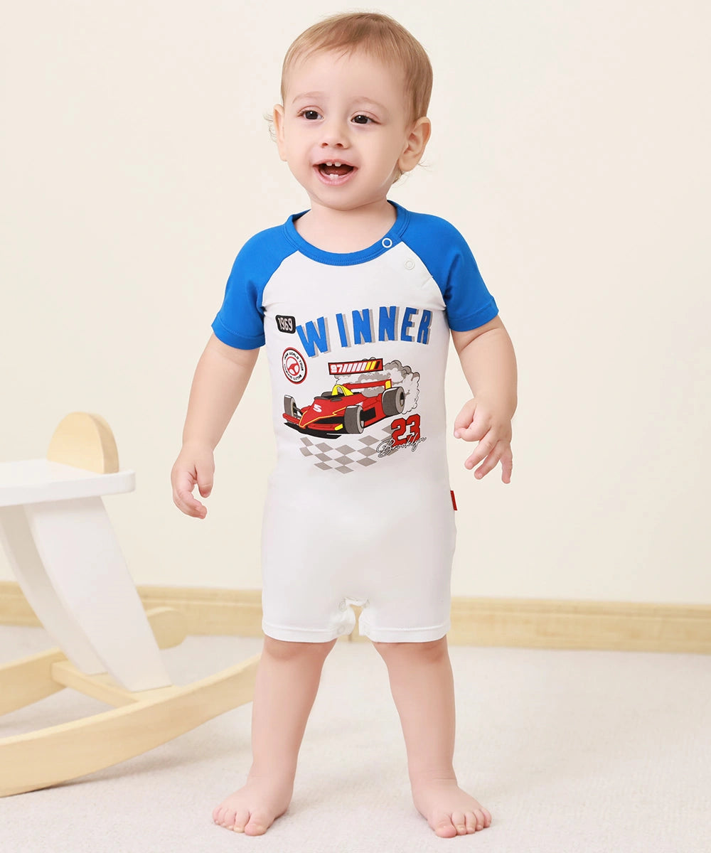 Boys Bamboo Romper