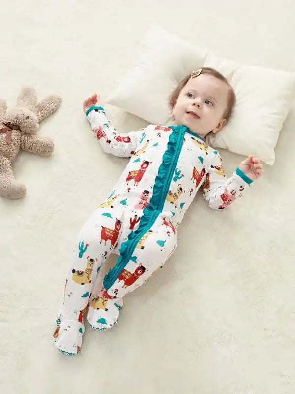 Wholesale Bamboo Fiber Baby Onesie Footie