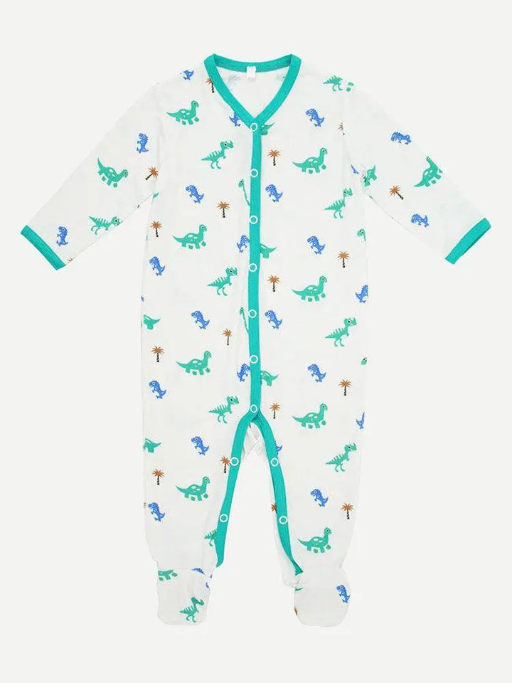 Newborn Breathable Bamboo Viscose Baby Pajama Private Label Baby Onesie footie