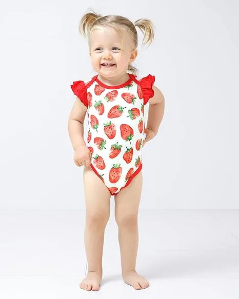 Custom Summer Baby Clothing Rompers Baby Girl Ruffle Sleeves Wholesale