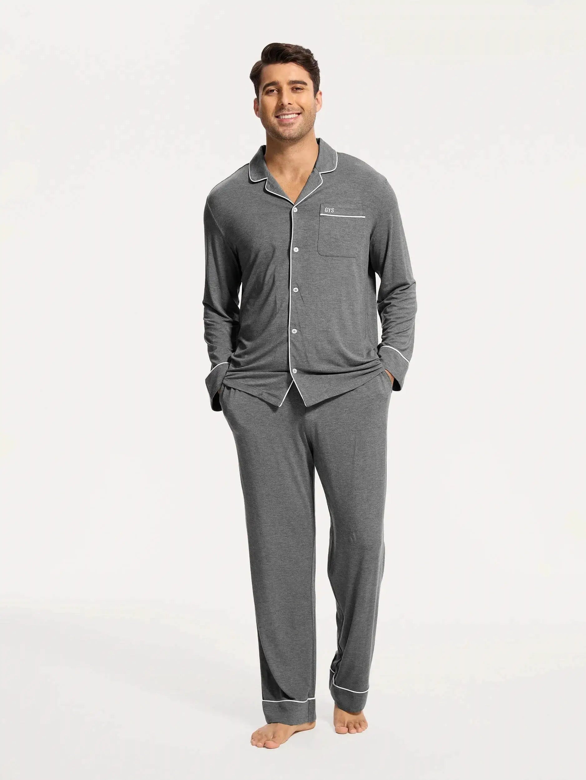 men bamboo viscose pajama sets wholesale