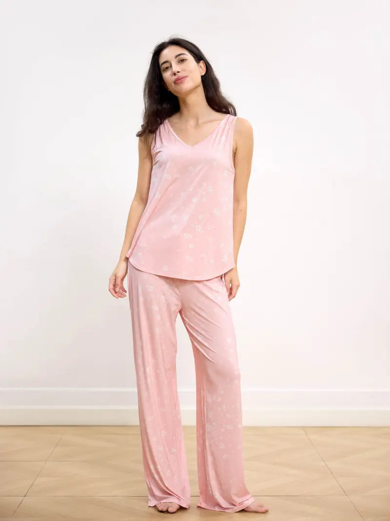 Bamboo Sleeveless Pyjama Lounge Set | Wholesale Supplier