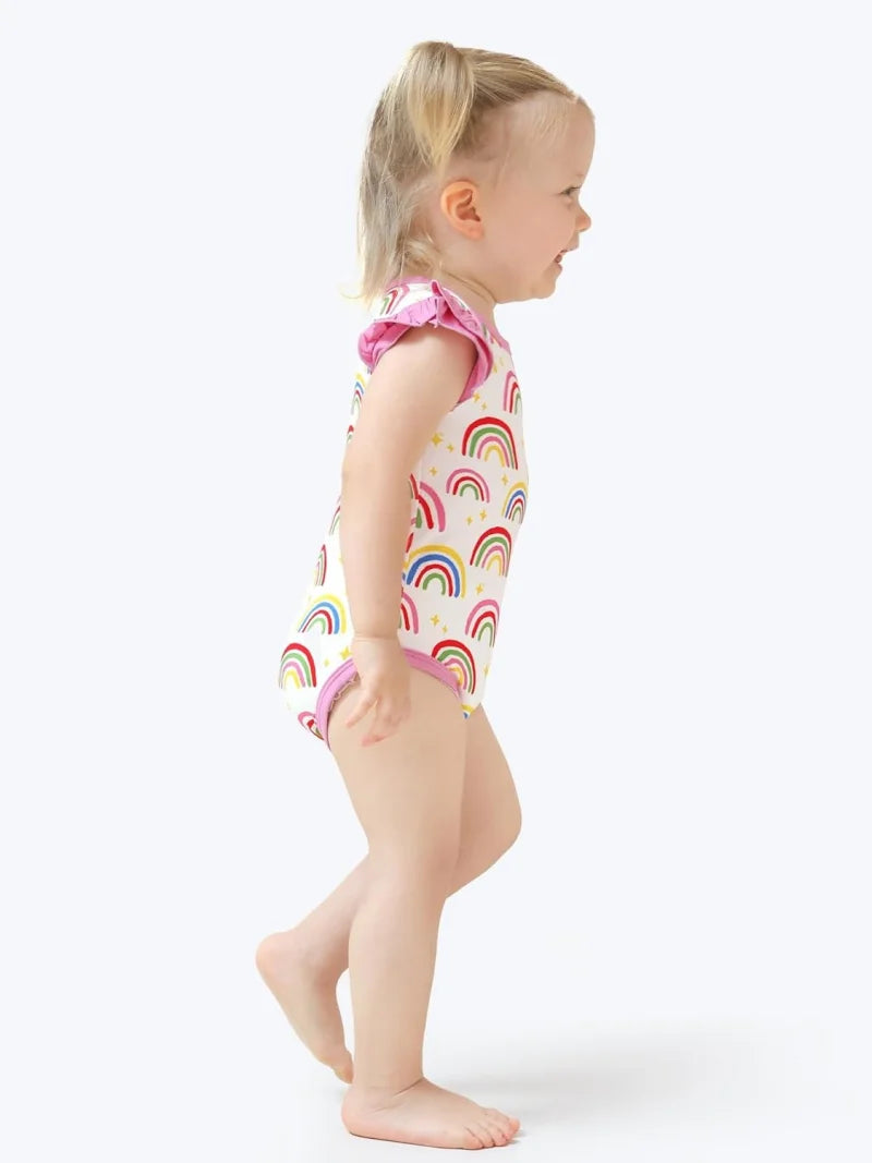 Rainbow Print Infant Bodysuit Wholesale Manufacturer