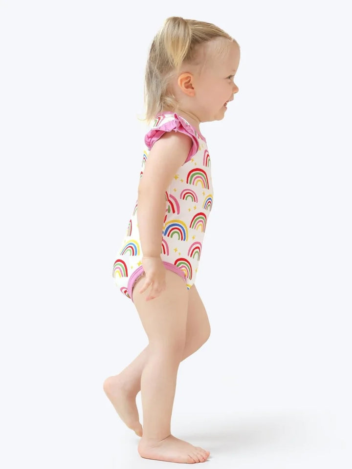 Rainbow Print Infant Bodysuit Wholesale Manufacturer