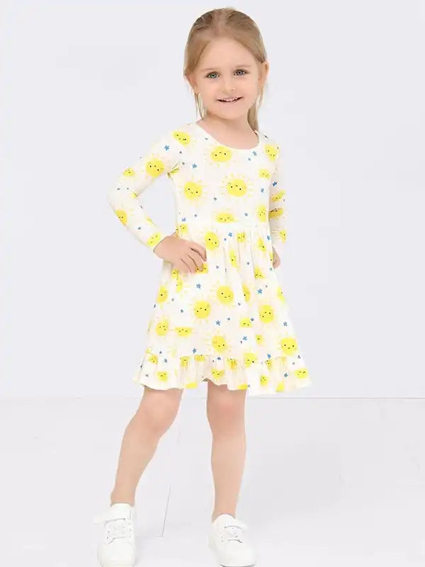 Bulk Buy Girls Dresses Custom Full Printing Supplier China