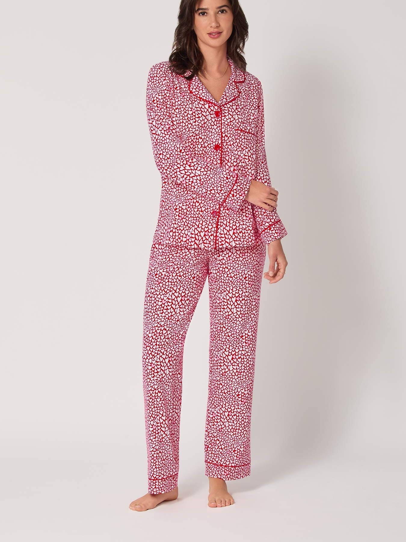 Bulk Love Long Sleeve Classic Pajamas Set Manufacturer