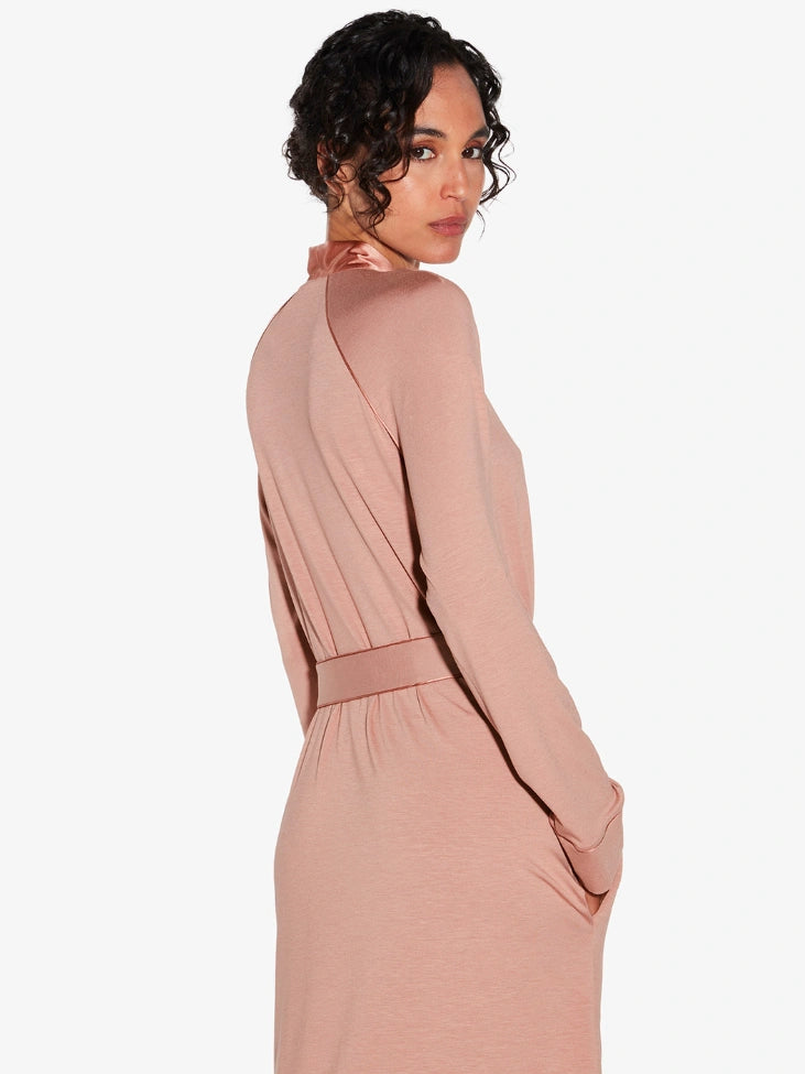 Bulk women bamboo viscose robes for wholesale and private label