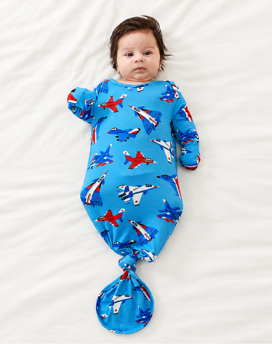 Bamboo Newborn Knotted Gown