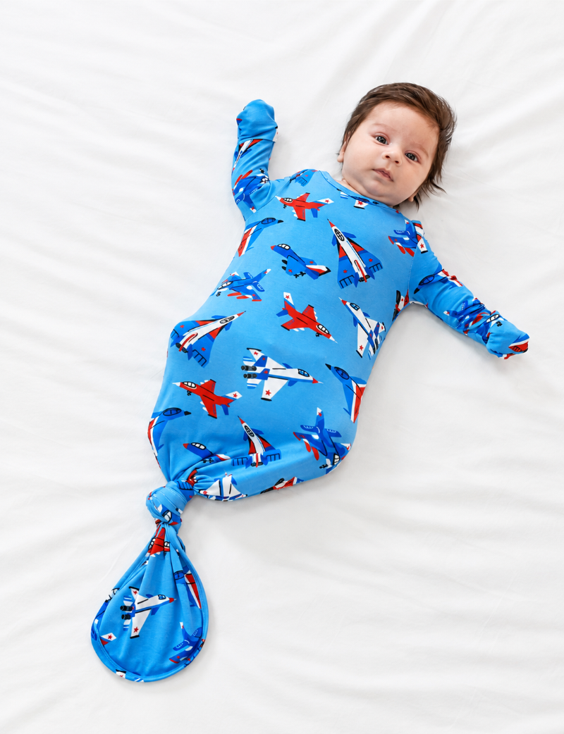 Bamboo Newborn Knotted Gown