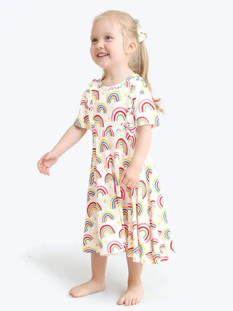100% Cotton Bamboo Viscose Kids Soft Dress Wholesaler