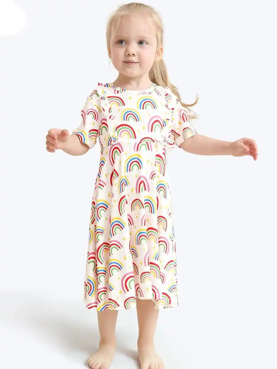 100% Cotton Bamboo Viscose Kids Soft Dress Wholesaler