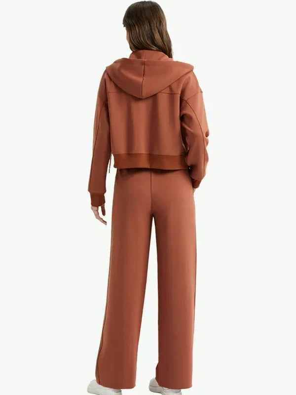 custom cotton hoodie set private label loungewear manufacturer