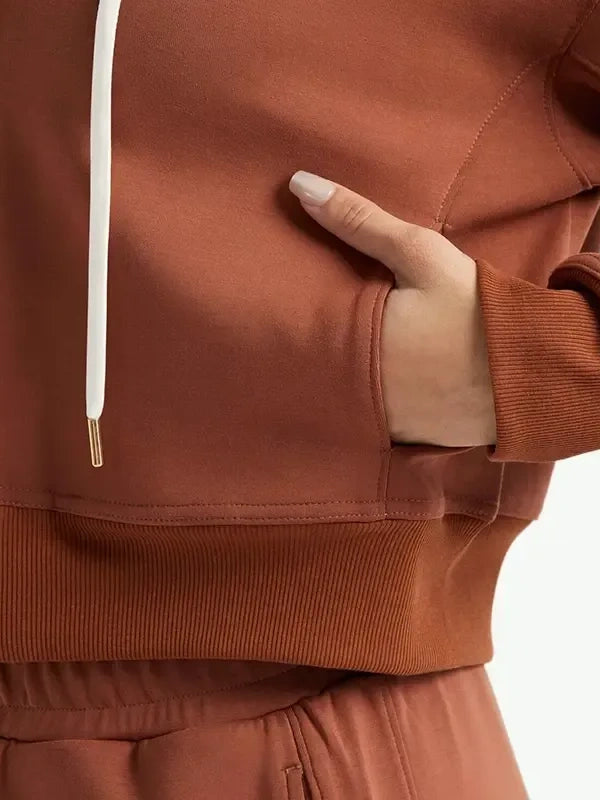 full zip hoodie detail cotton fabric texture