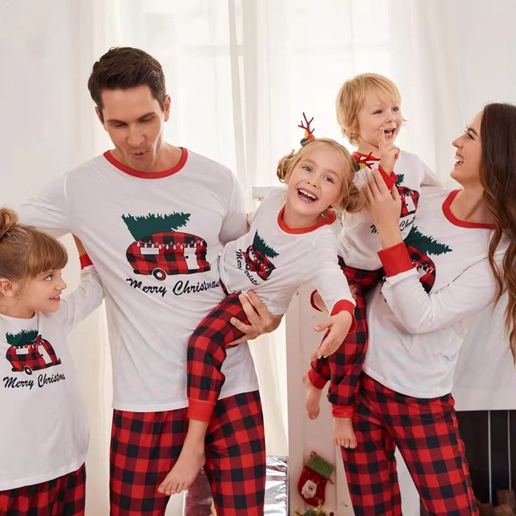 Wholesale Organic Cotton Family Pajamas Christmas Pj Sets Supplier