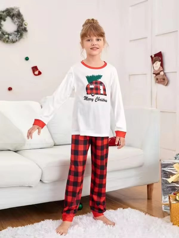 Wholesale Organic Cotton Family Pajamas Christmas Pj Sets Supplier