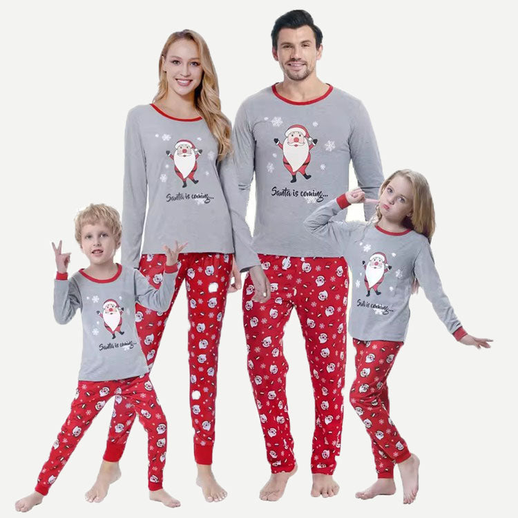 Wholesale Organic Cotton Family Pajamas Christmas Pj Sets Supplier