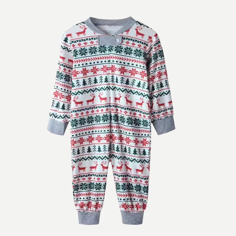 Family Christmas Pajamas Wholesale Modal Cotton Family Pijama Supplier