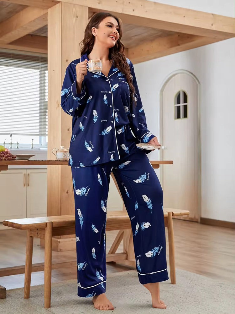 Custom Cozy Long Lounge Wear Matching Pyamas Family Bamboo Pajama Sets