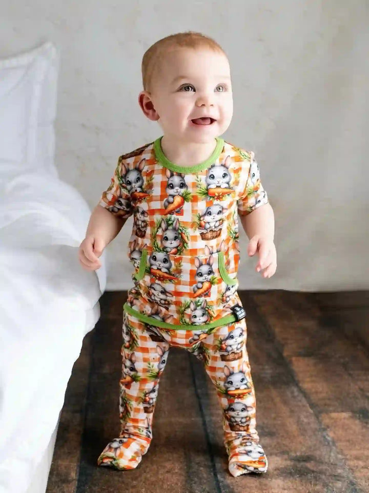 Bulk bamboo newborn front opening onesie