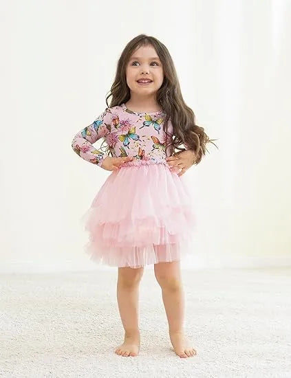 Custom Wholesale Toddler Girl Tulle Dress Bamboo Dress