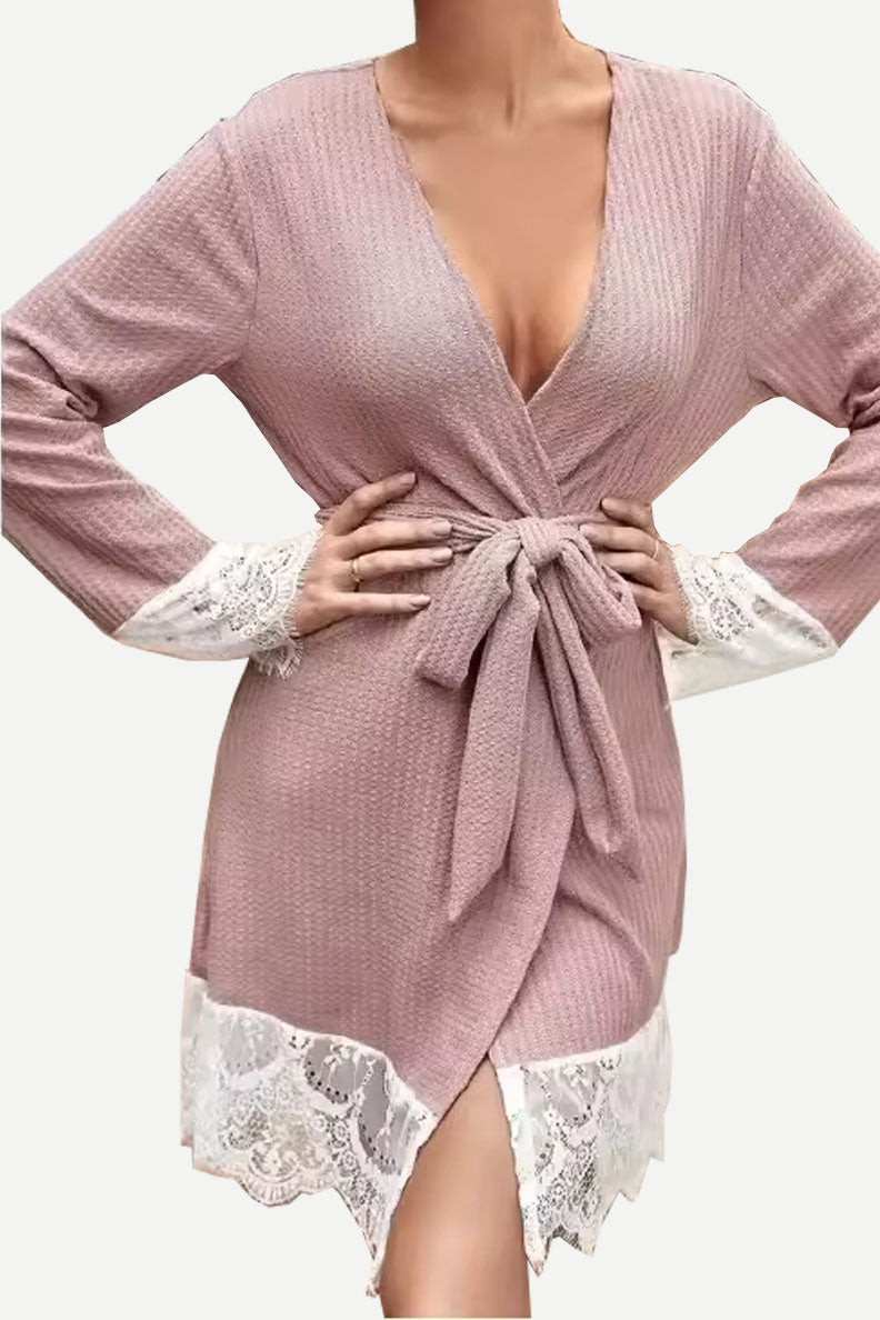 Lace Spa Custom Cotton Bath Robes For Women Robe Supplier